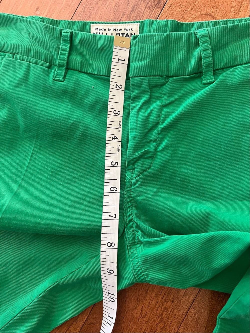 Nili Lotan Emerald Green High-Waist Cropped Pants Size 0 - Picture 13 of 17